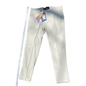 B Settecento Men's Beige Cotton Blend Straight Fit Pants Size‎ 32 NWT